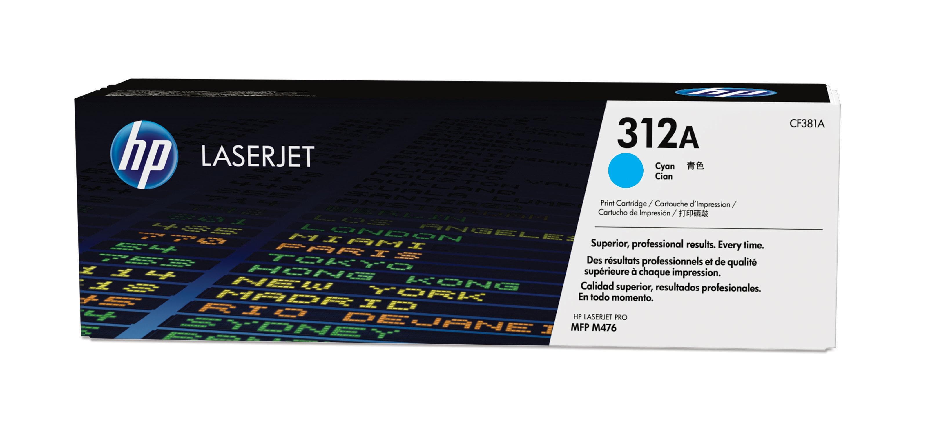 HP Cartuccia Toner ciano LaserJet 312A