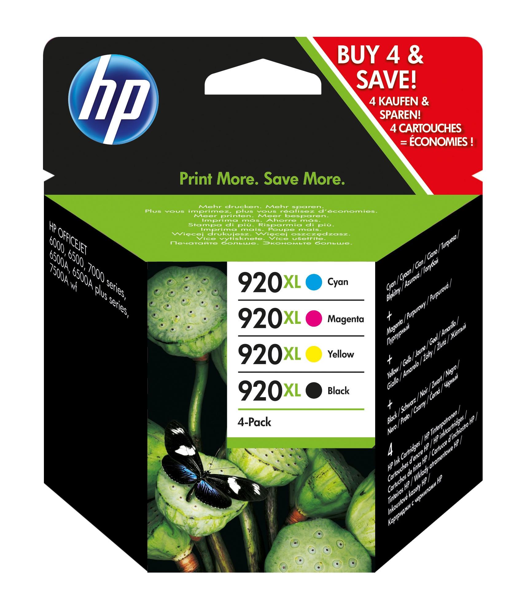 HP 920XL 4-pack High Yield...