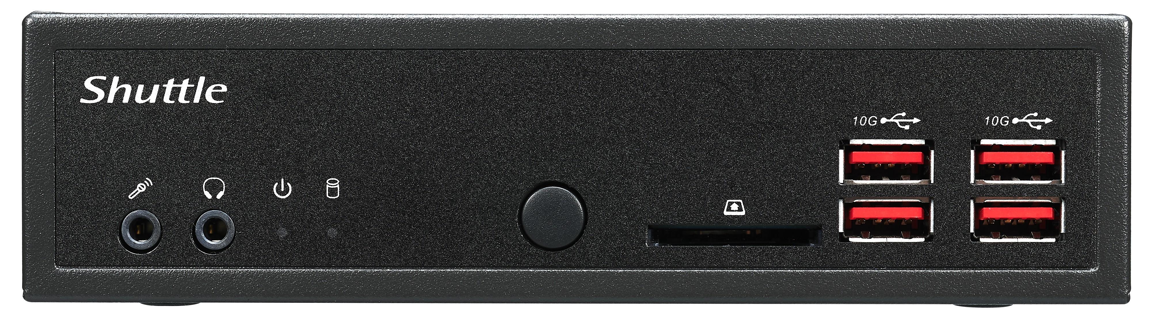 Shuttle DH32U5 barebone per PC/stazione di lavoro 1.35L sized PC Nero i5-1135G7 Intel SoC
