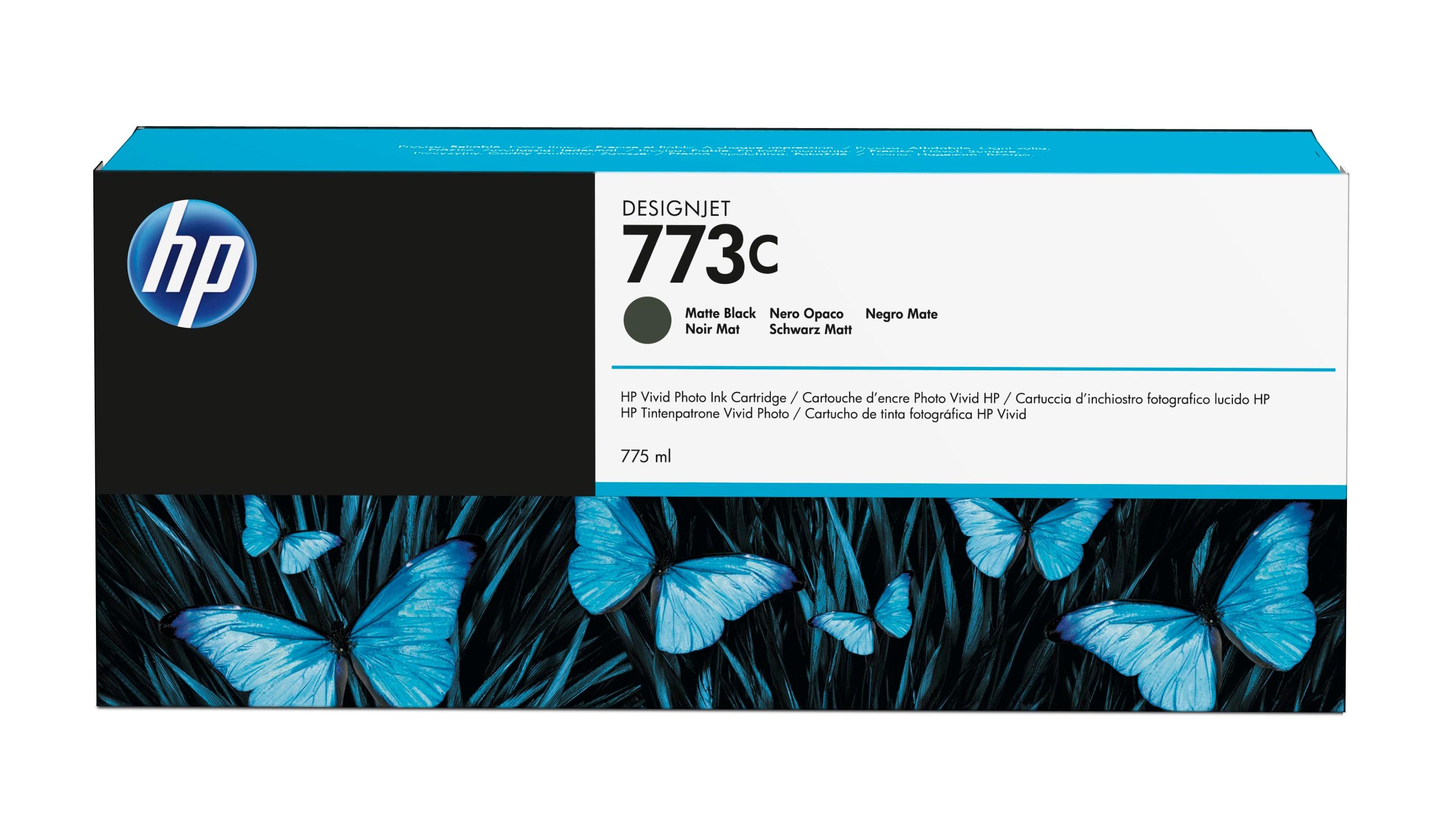 HP Cartuccia inchiostro nero opaco DesignJet 773C, 775 ml