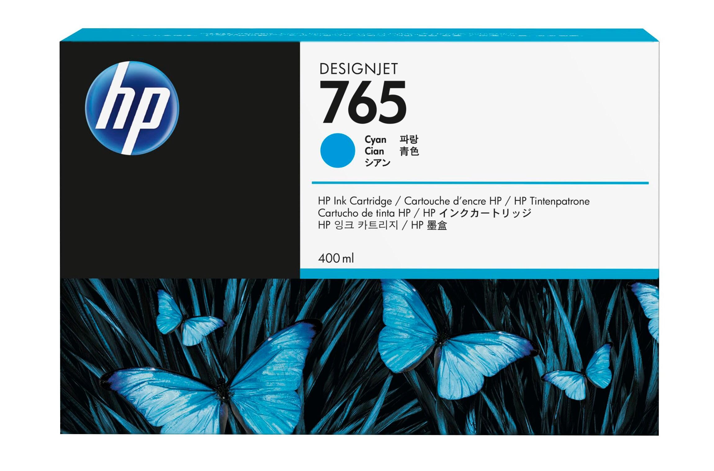HP Cartuccia inchiostro ciano Designjet 765, 400 ml