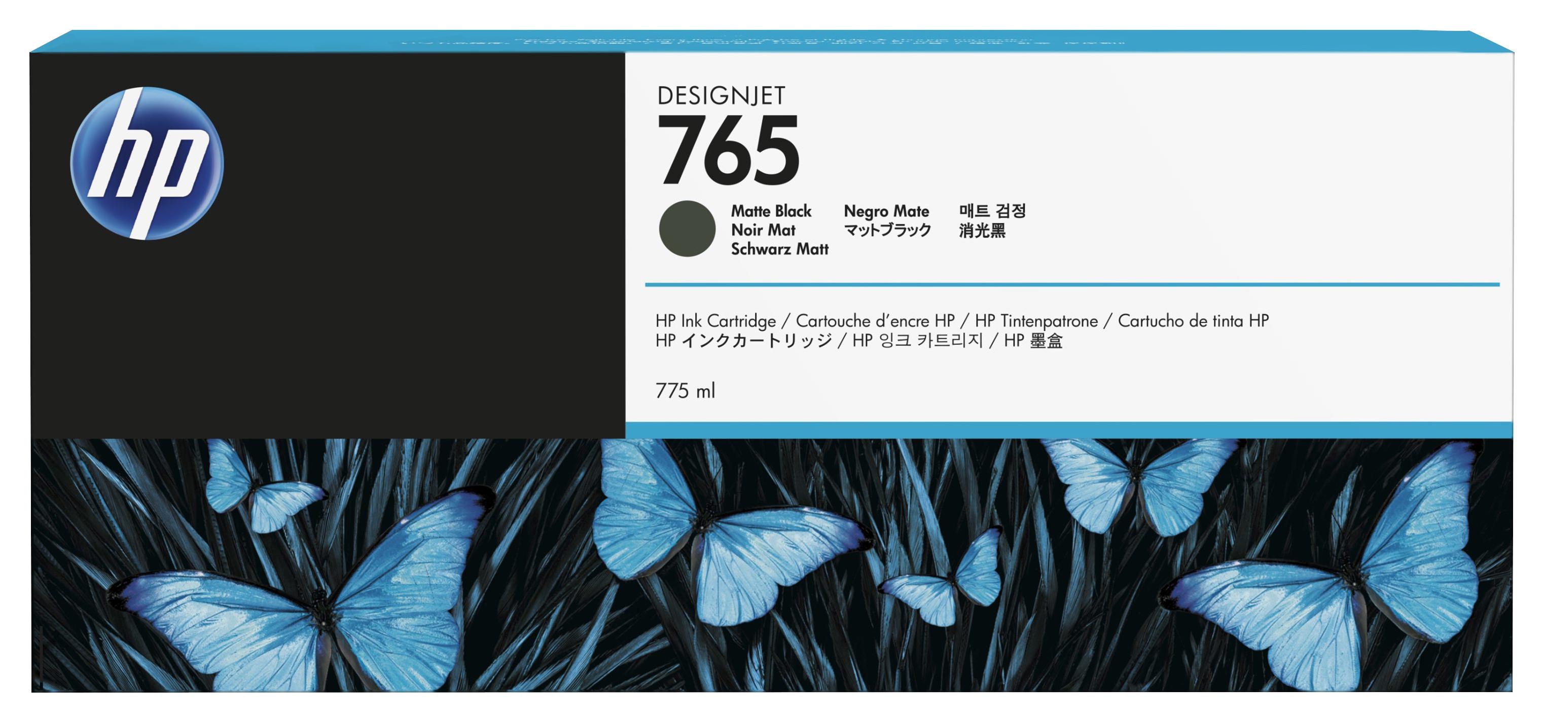 HP Cartuccia inchiostro nero opaco Designjet 765, 775 ml