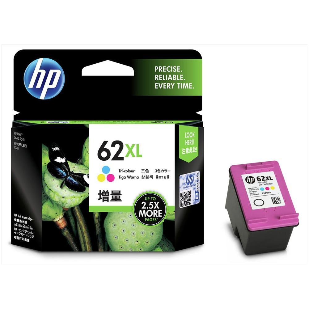 HP Cartuccia originale inchiostro tricromia ad alta capacità 62XL