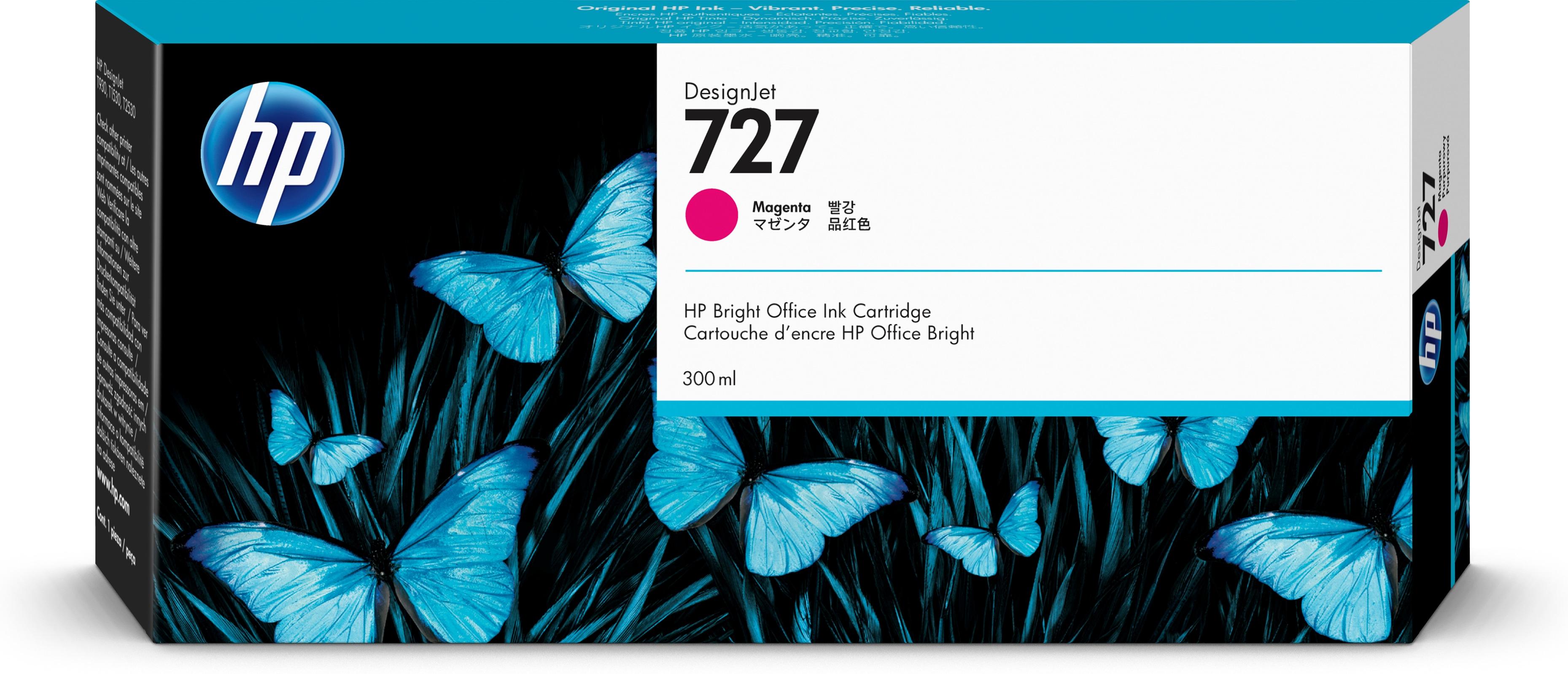 HP Cartuccia inchiostro magenta DesignJet 727 300 ml