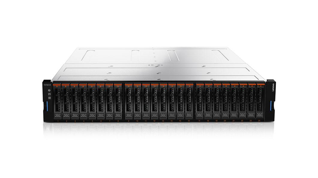 Lenovo Storage V3700 V2 array di dischi Armadio (2U) Nero, Argento