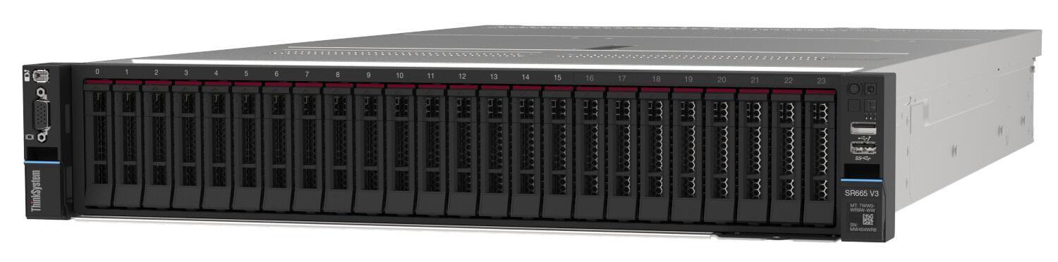 Lenovo ThinkSystem SR665 V3 server Armadio (2U) AMD EPYC 9174F 4,1 GHz 32 GB DDR5-SDRAM 1800 W