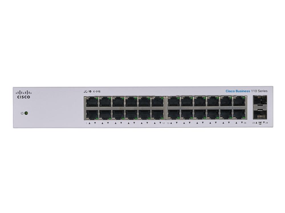 CISCO CBS110-24T 24-PORT 10/100/1000 SWITCH, UNMANAGED