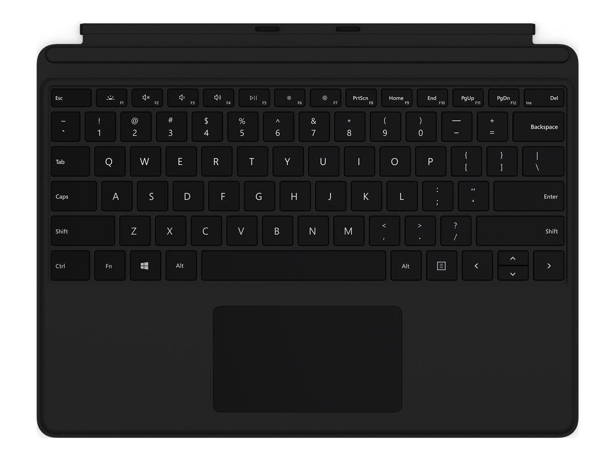 Microsoft Surface Pro X Keyboard Nero Microsoft Cover port QWERTZ Tedesco