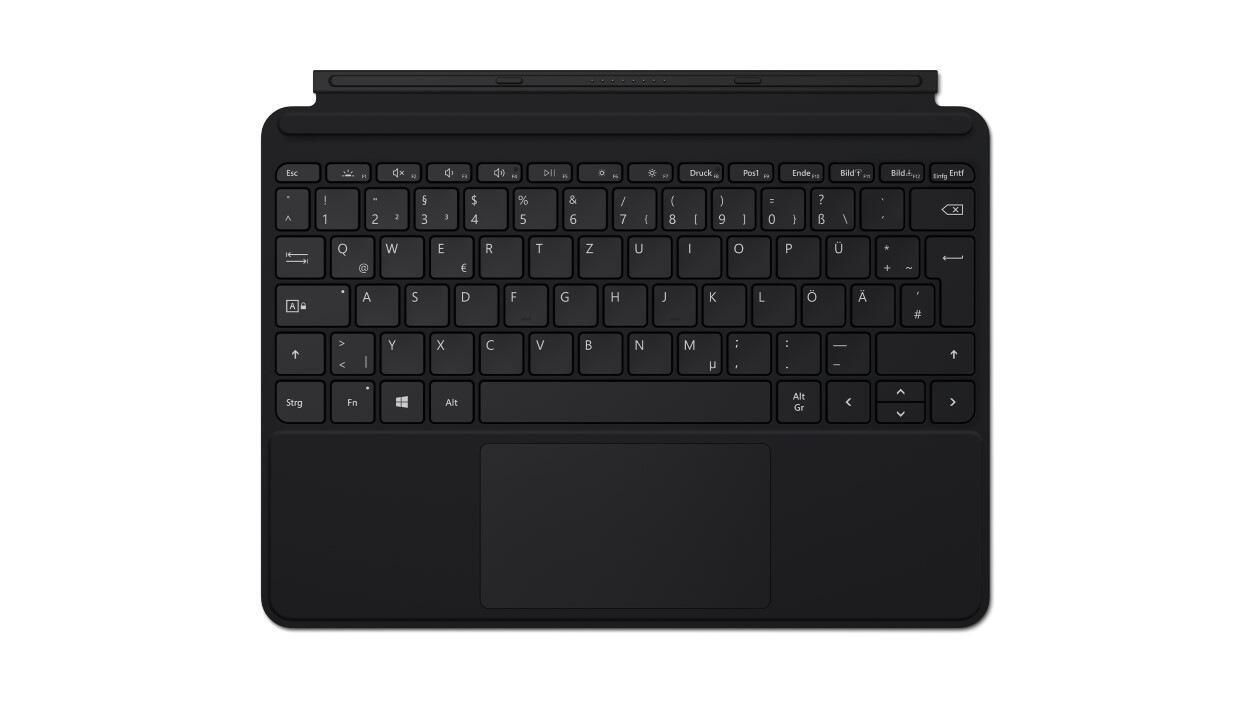 Cover con tasti per MS Surface Go nera per Surface Go