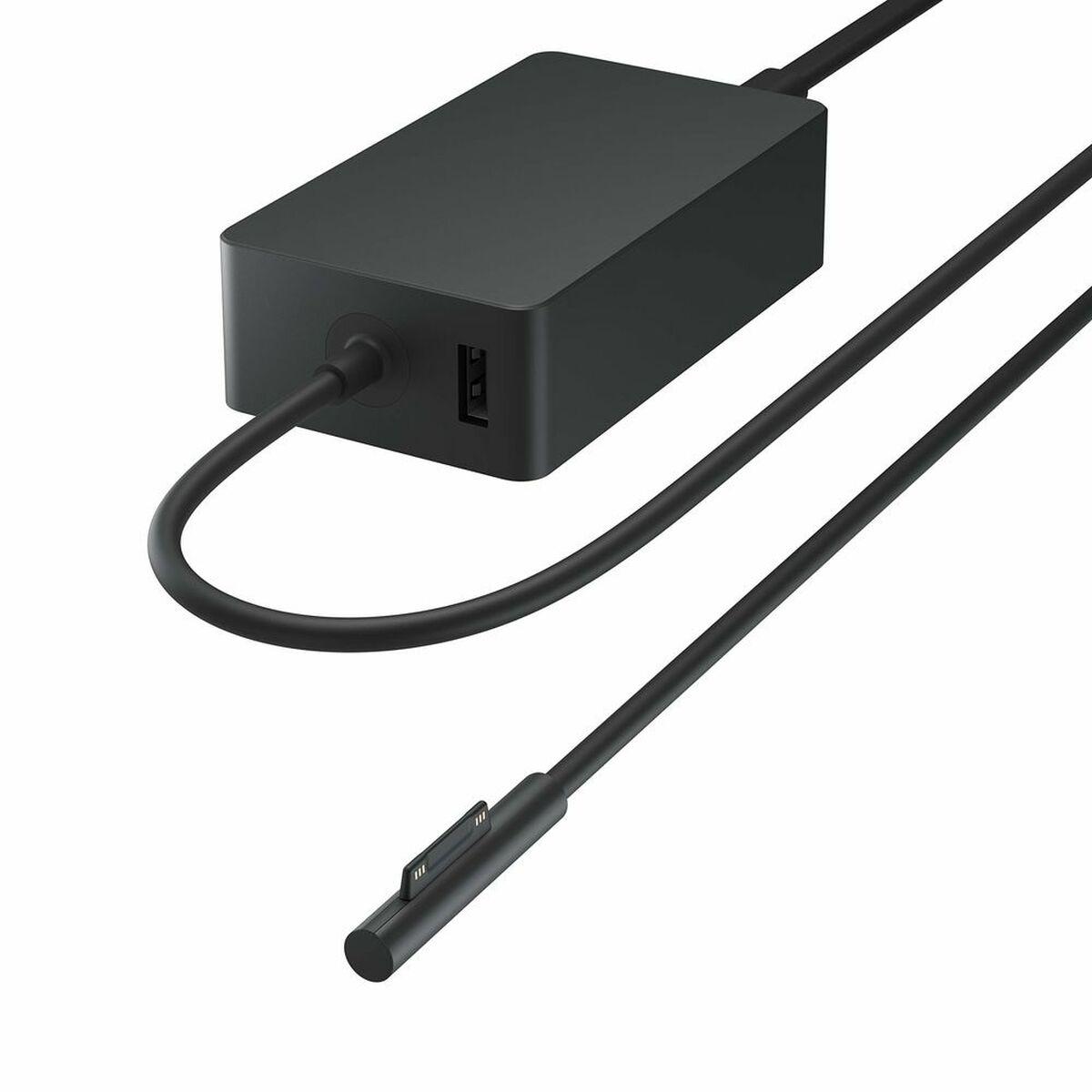 MICROSOFT Alimentatore 127 Watt, EMEA, nero, commerciale per Surface Book, Book 2, Book 3, Go, Go 2, Laptop, Laptop 2, Laptop