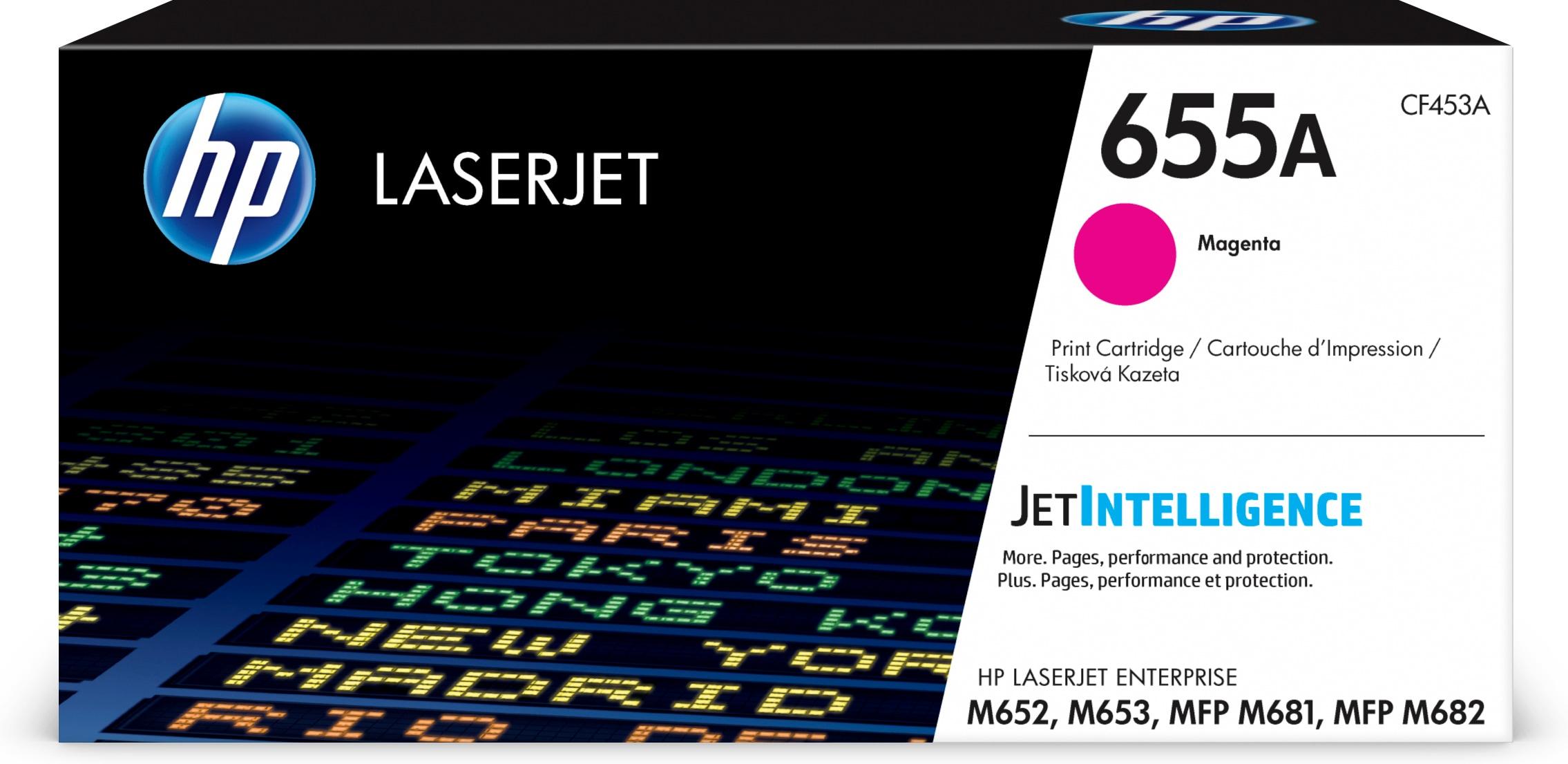 HP 655A Magenta LaserJet Toner Cartridge - Toner - [M] - per HP Color LaserJet Enterprise M652 / M653 / HP Color LJ Managed E65
