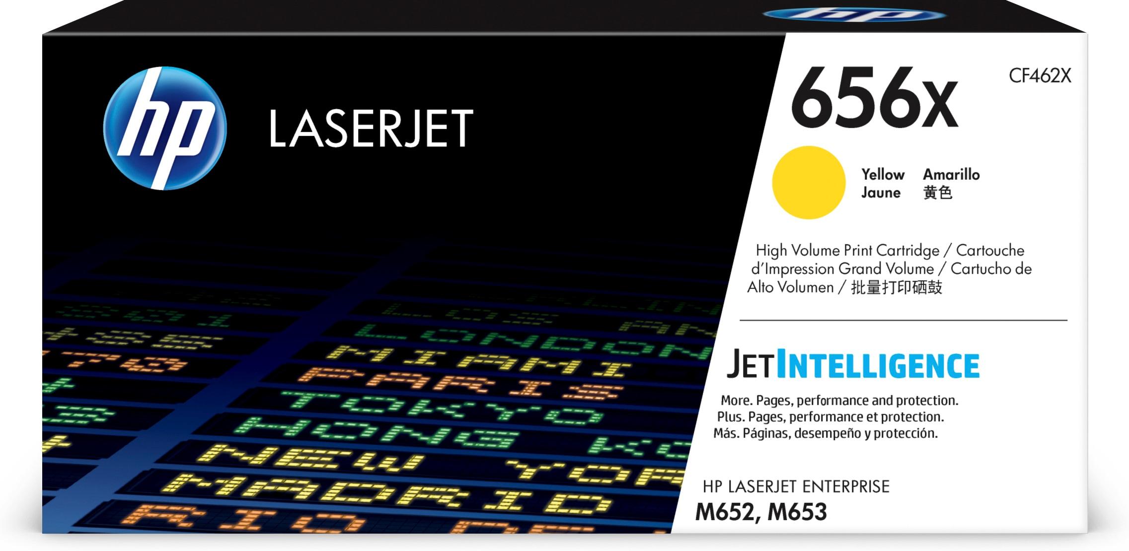 HP Cartuccia toner giallo originale ad alta capacità LaserJet 656X