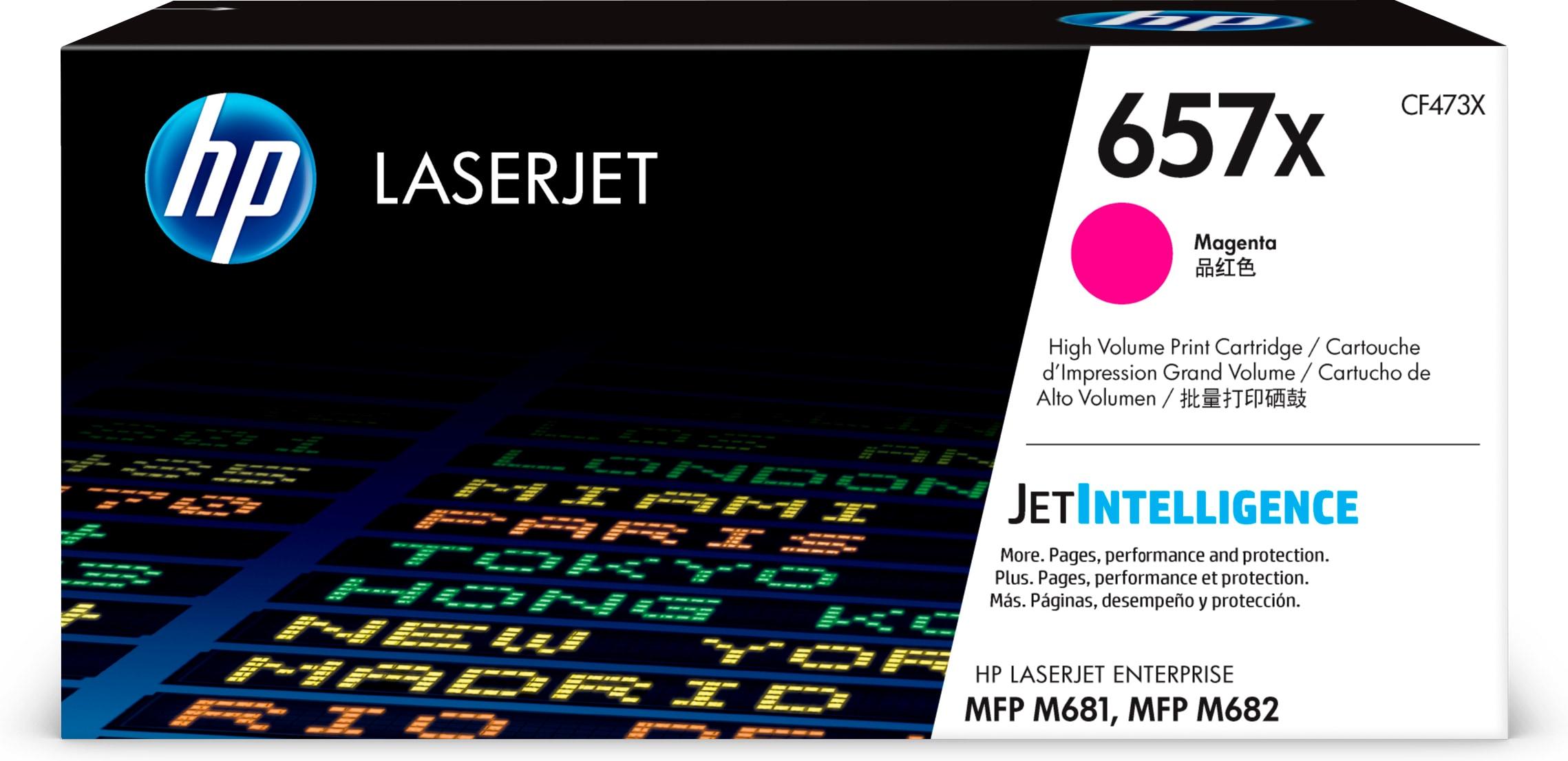 HP Cartuccia toner magenta originale ad alta capacitÃ  LaserJet 657X
