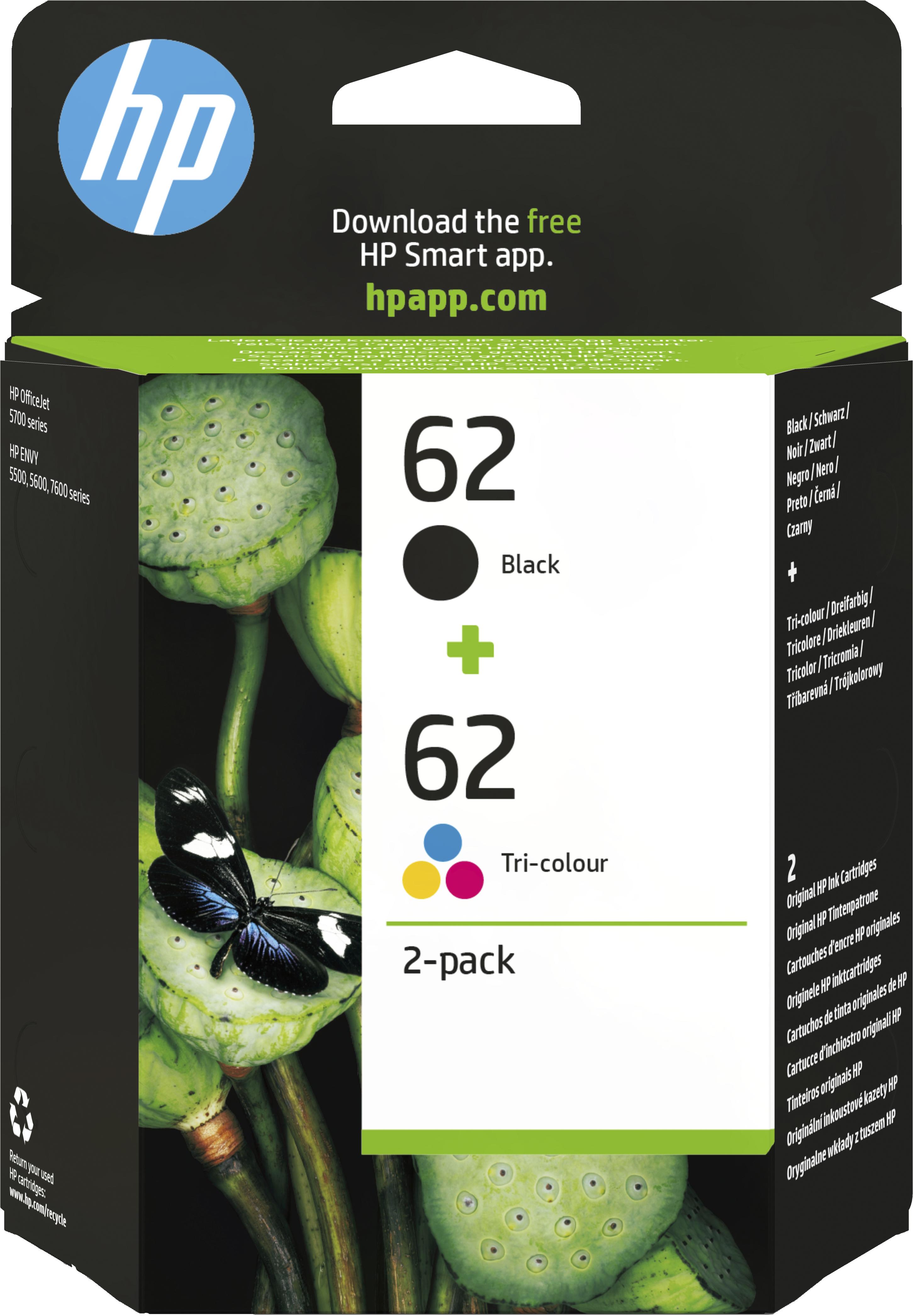 MULTIPACK HP 62 BK/CL BLISTER