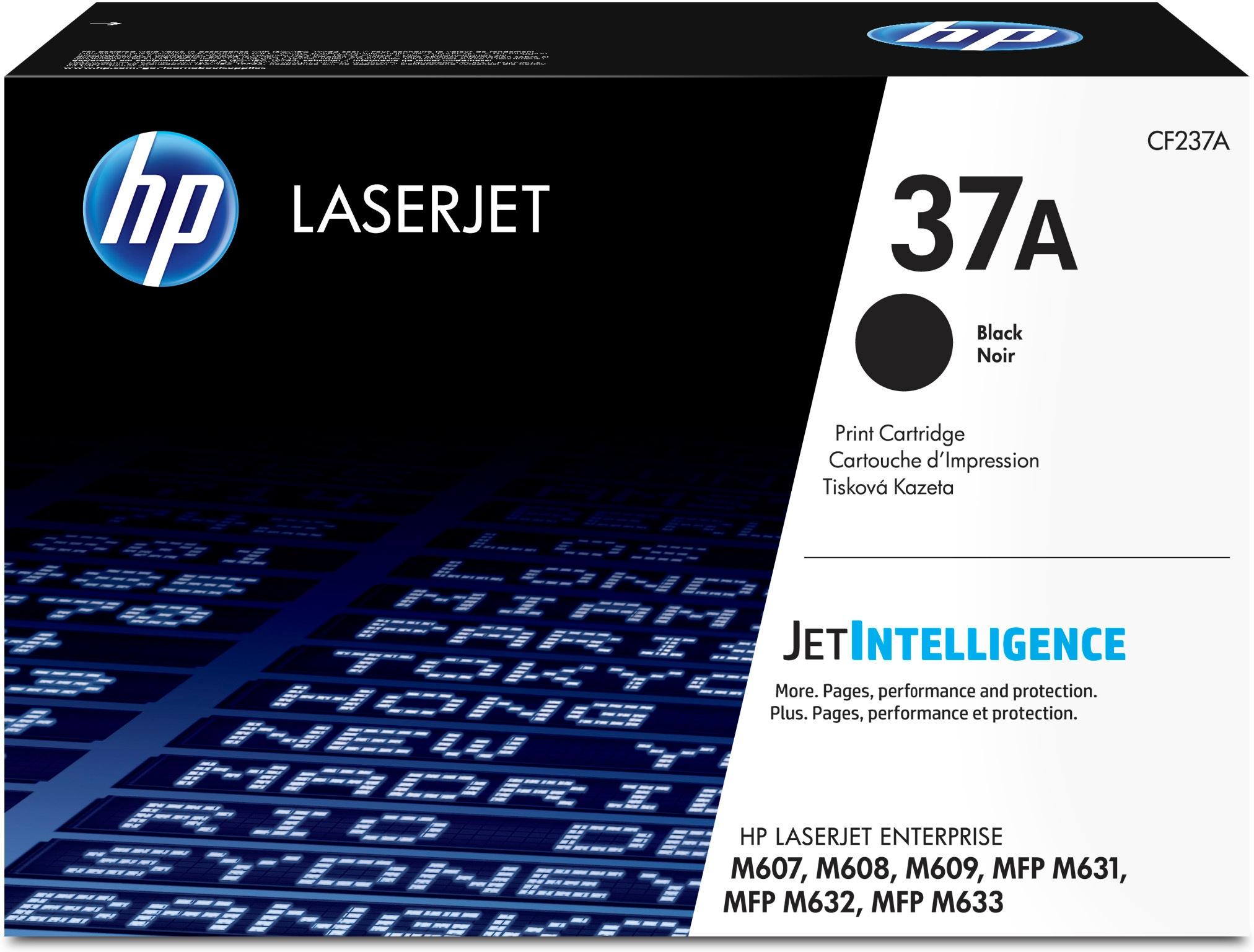 HP 37A Black LaserJet Toner Cartridge - Toner - [K] - per HP LaserJet Enterprise M607 / M608 / M609 / MFP M631 / MFP M632 / MFP