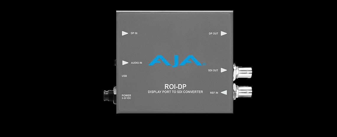 AJA ROI-DP - Convertitore video attivo - Grigio - 1920 x 1080 - - - 525i625i720p1080i1080p - 100 - 240 V - 50/60 Hz (ROI DP)