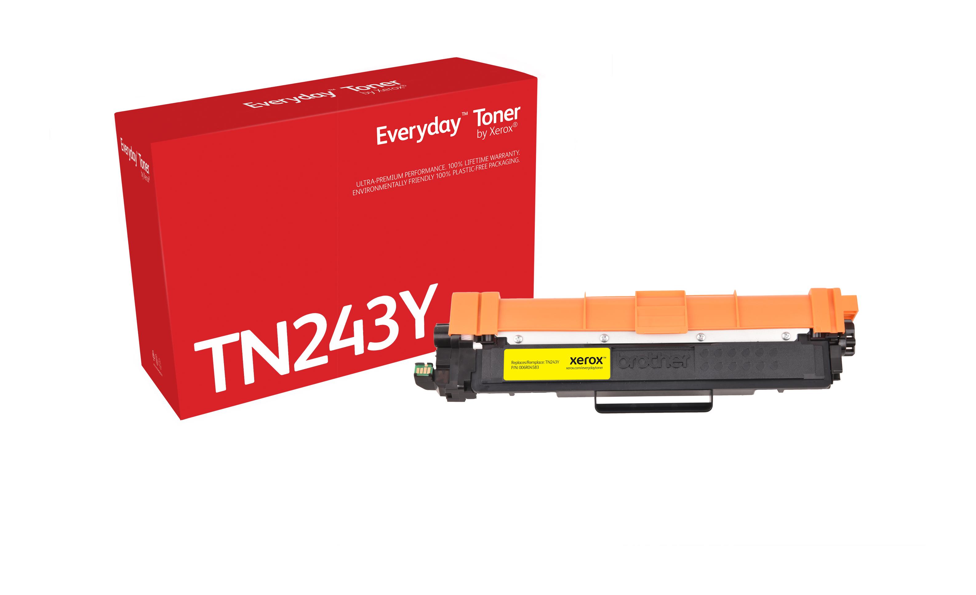 Everyday Toner Ã¢â€žÂ¢ di Xerox Giallo compatibile con Brother TN-243Y, CapacitÃƒÂ  standard