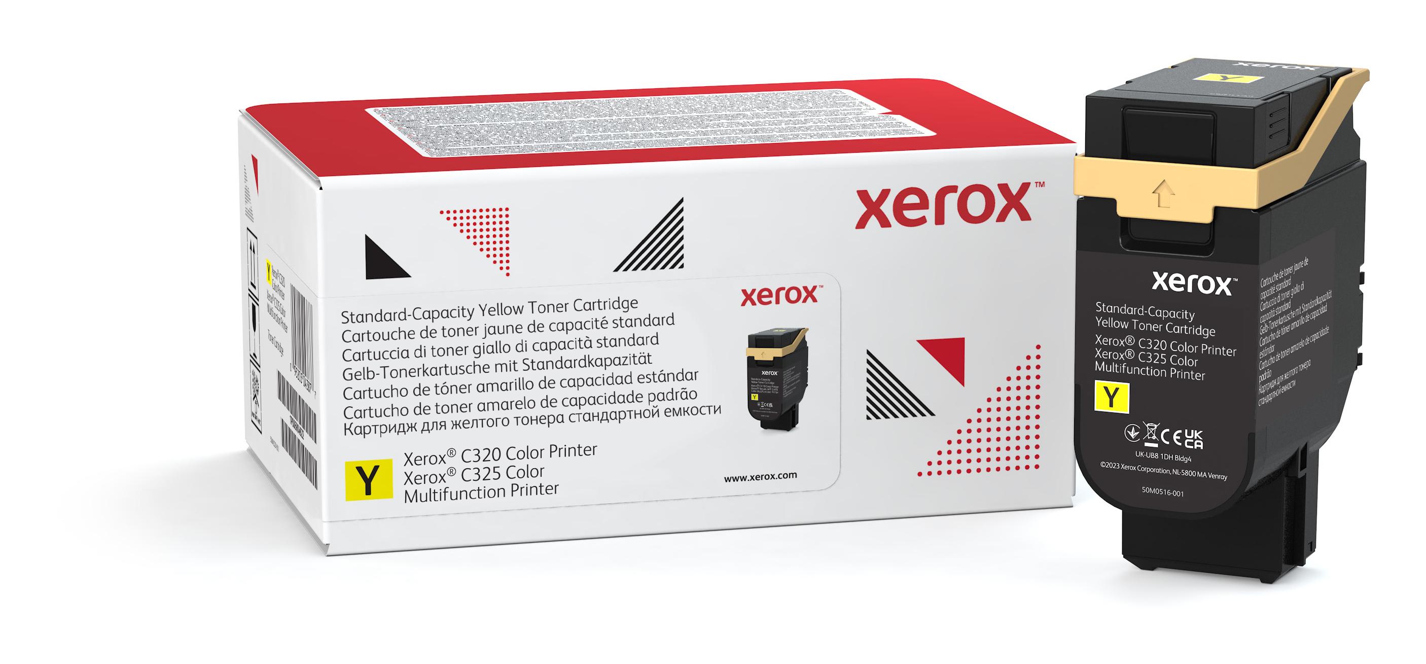 Xerox Cartuccia toner Giallo a Capacità standard da 1800 Pagine per Stampante a colori C320/multifunzione a colori C325 (006