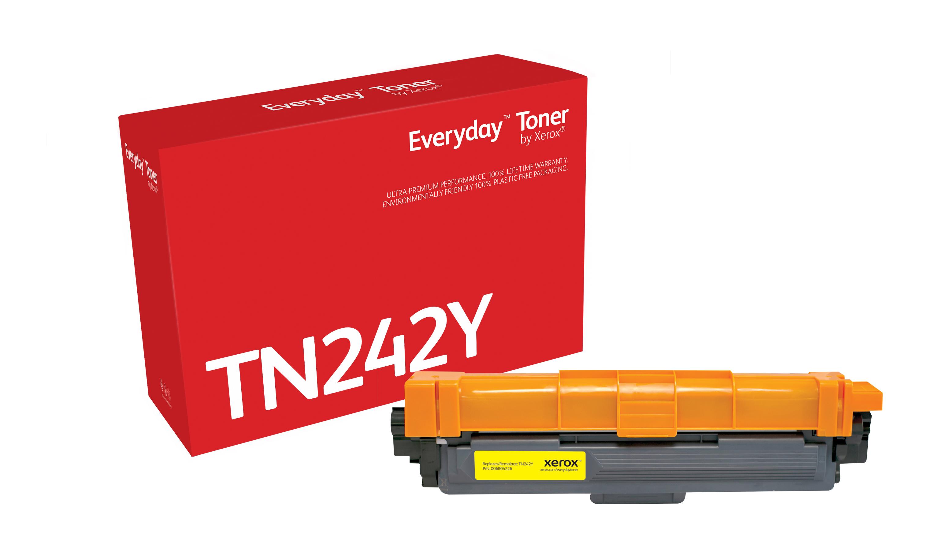 Everyday Toner Ã¢â€žÂ¢ di Xerox Giallo compatibile con Brother TN-242Y, CapacitÃƒÂ  standard