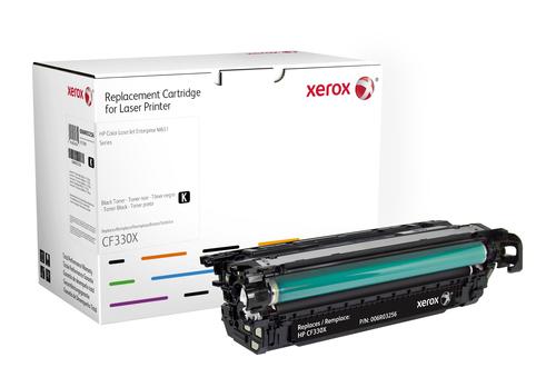 Cartuccia toner Xerox nero. Equivalente a un HP CF330X. Compatibile con HP Color LaserJet M651