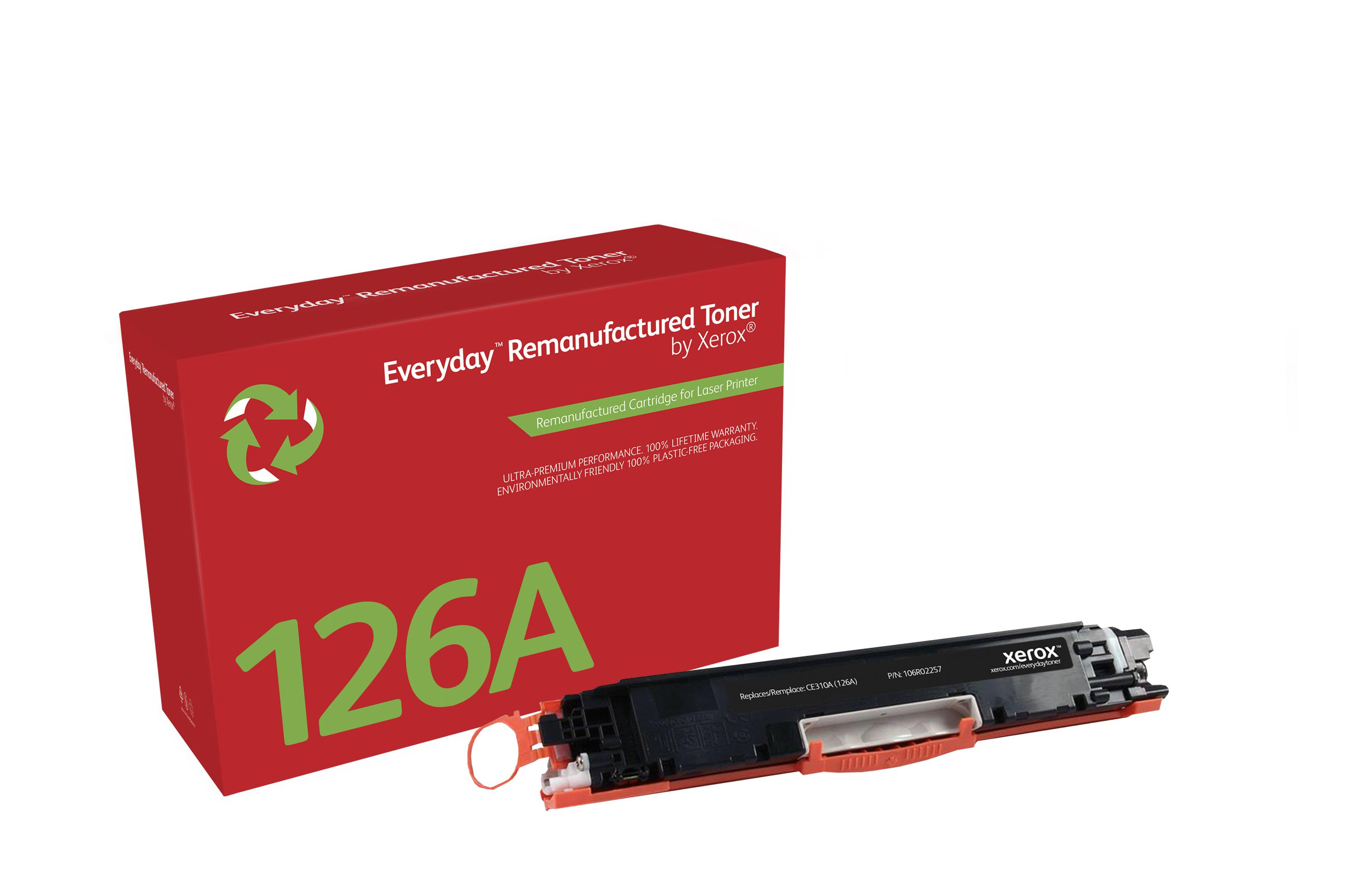 Everyday Rigenerato Toner rigenerato Everyday di Xerox Nero compatibile con HP 126A (CE310A) Capacit standard