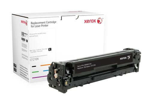 Cartuccia toner Xerox nero. Equivalente a un HP CF210X. Compatibile con HP LaserJet Pro 200 M251 LaserJet Pro 200 MFP M276