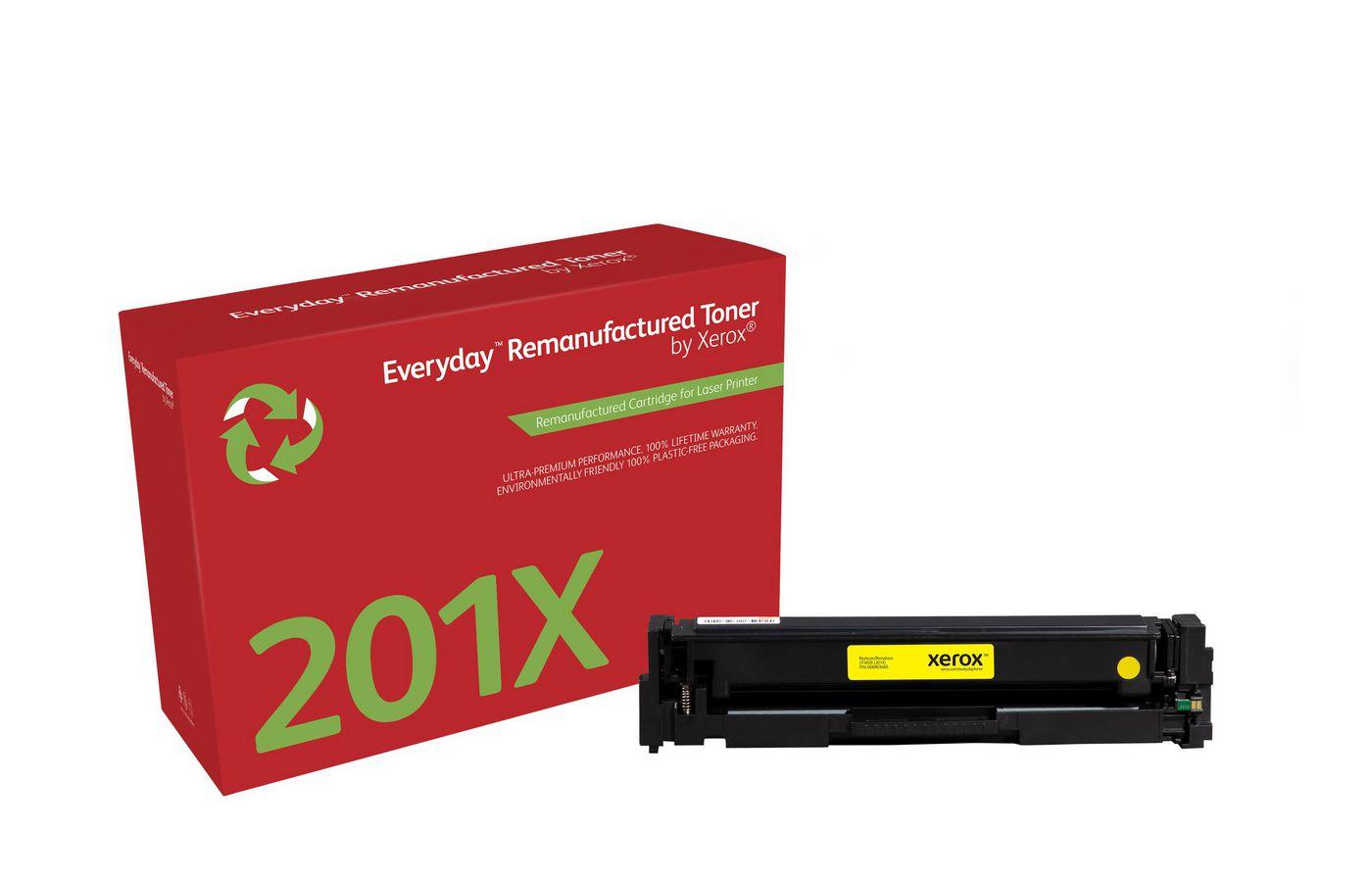 Everyday Toner rigenerato di Xerox Giallo compatibile con HP 201X (CF402X) High capacity