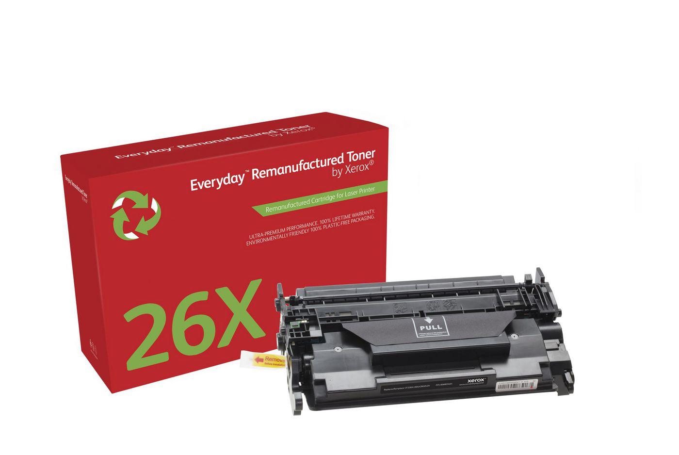 Xerox Toner rigenerato quotidiano il nero sostituisce HP 26x (CF226X)