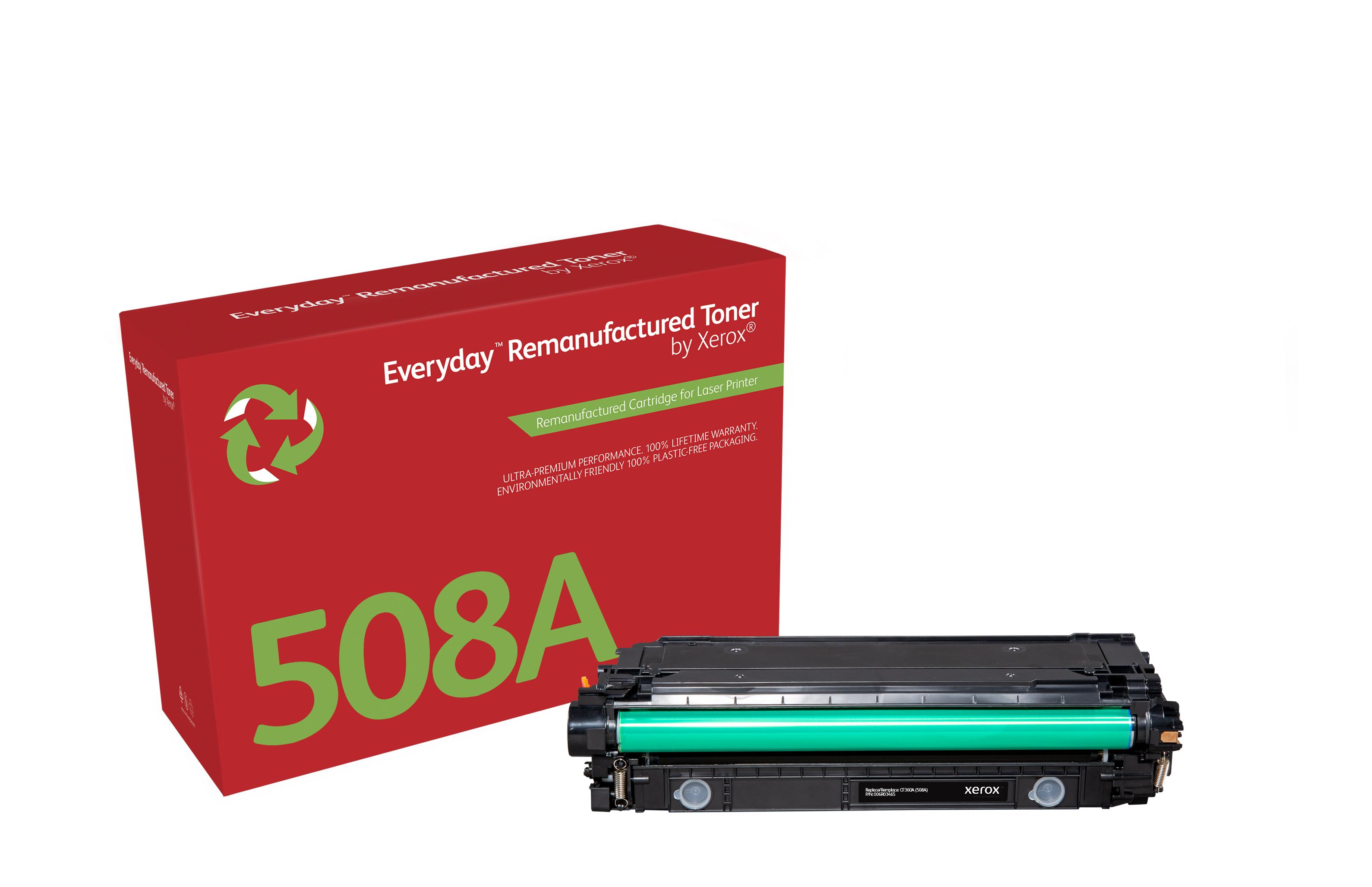 Everyday Toner rigenerato di Xerox Nero compatibile con HP 508A (CF360A) Capacit standard