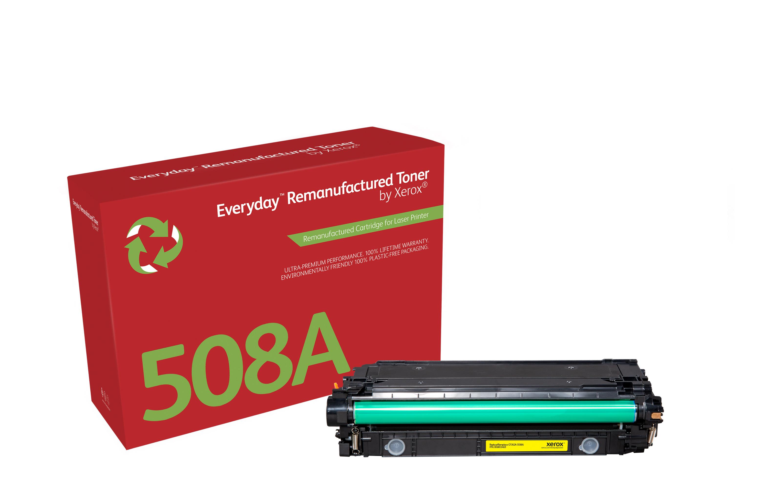 Everyday Toner rigenerato di Xerox Giallo compatibile con HP 508A (CF362A) Capacit standard