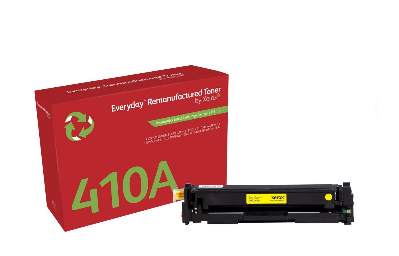Everyday Remanufactured Toner Giallo Everyday Rigenerato di Xerox per HP 410A (CF412A) Capacit standard