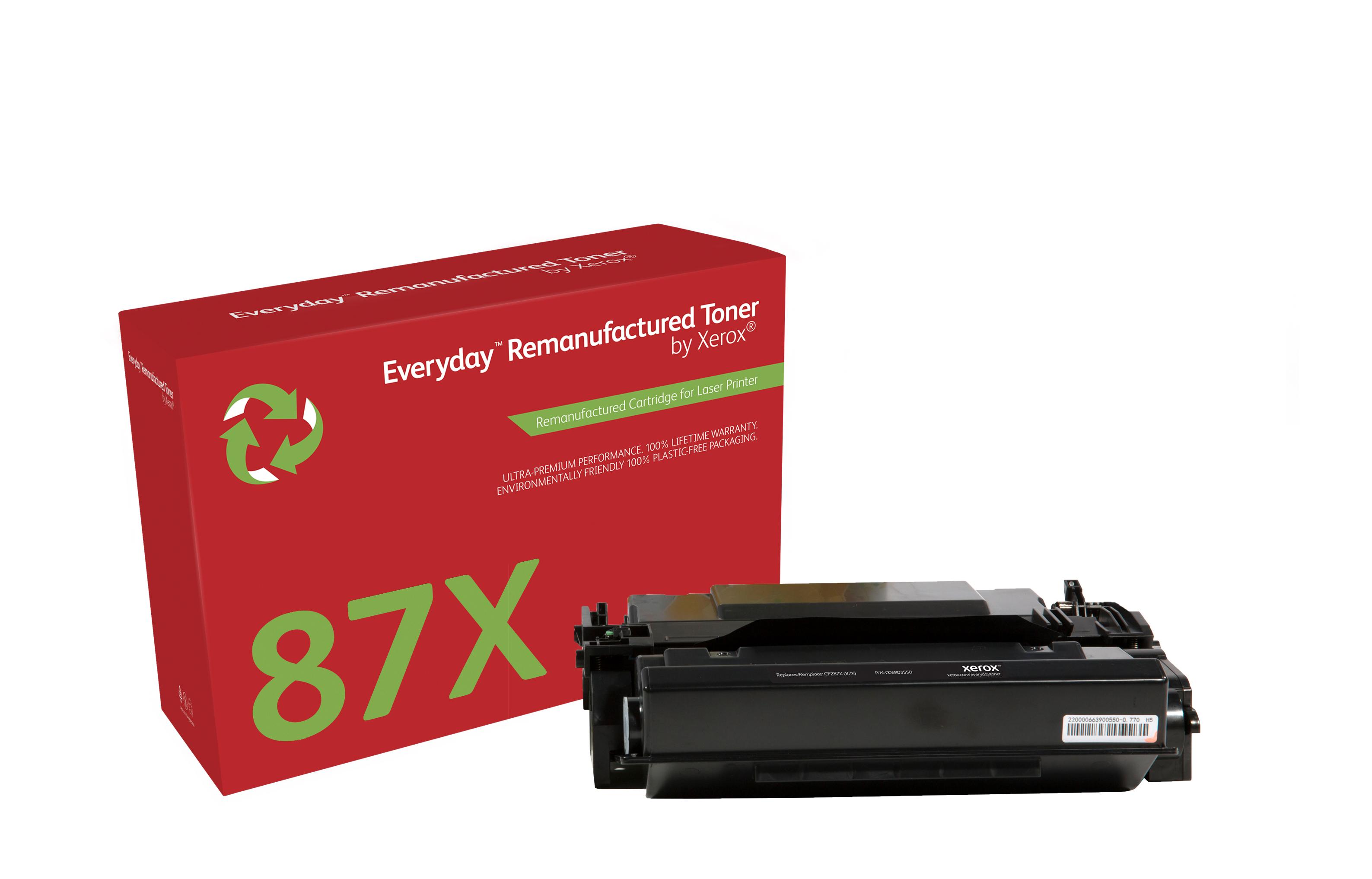 Everyday Toner rigenerato Ã¢â€žÂ¢ di Xerox Mono compatibile con HP 87X (CF287X), High capacity
