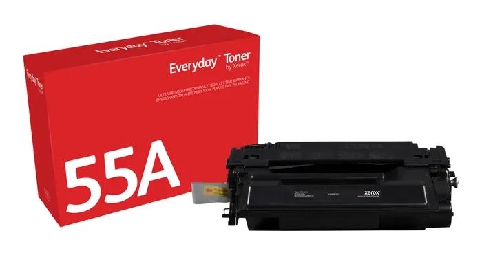 Everyday Toner di Xerox Nero compatibile con HP 55A (CE255A/ CRG-324) Capacit standard