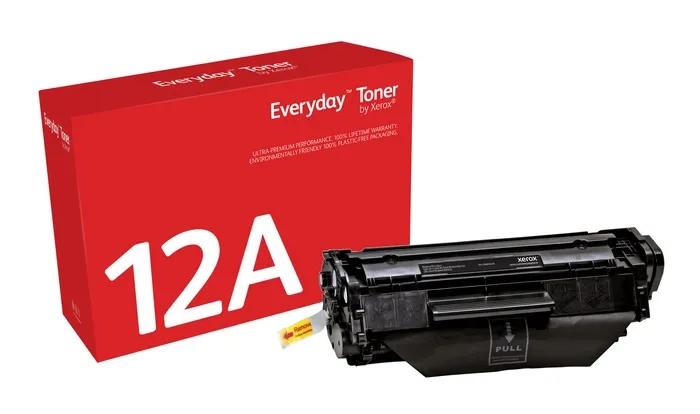 Everyday Toner di Xerox Nero compatibile con HP 12A (Q2612A/ CRG-104/ FX-9/ CRG-103) Capacit standard
