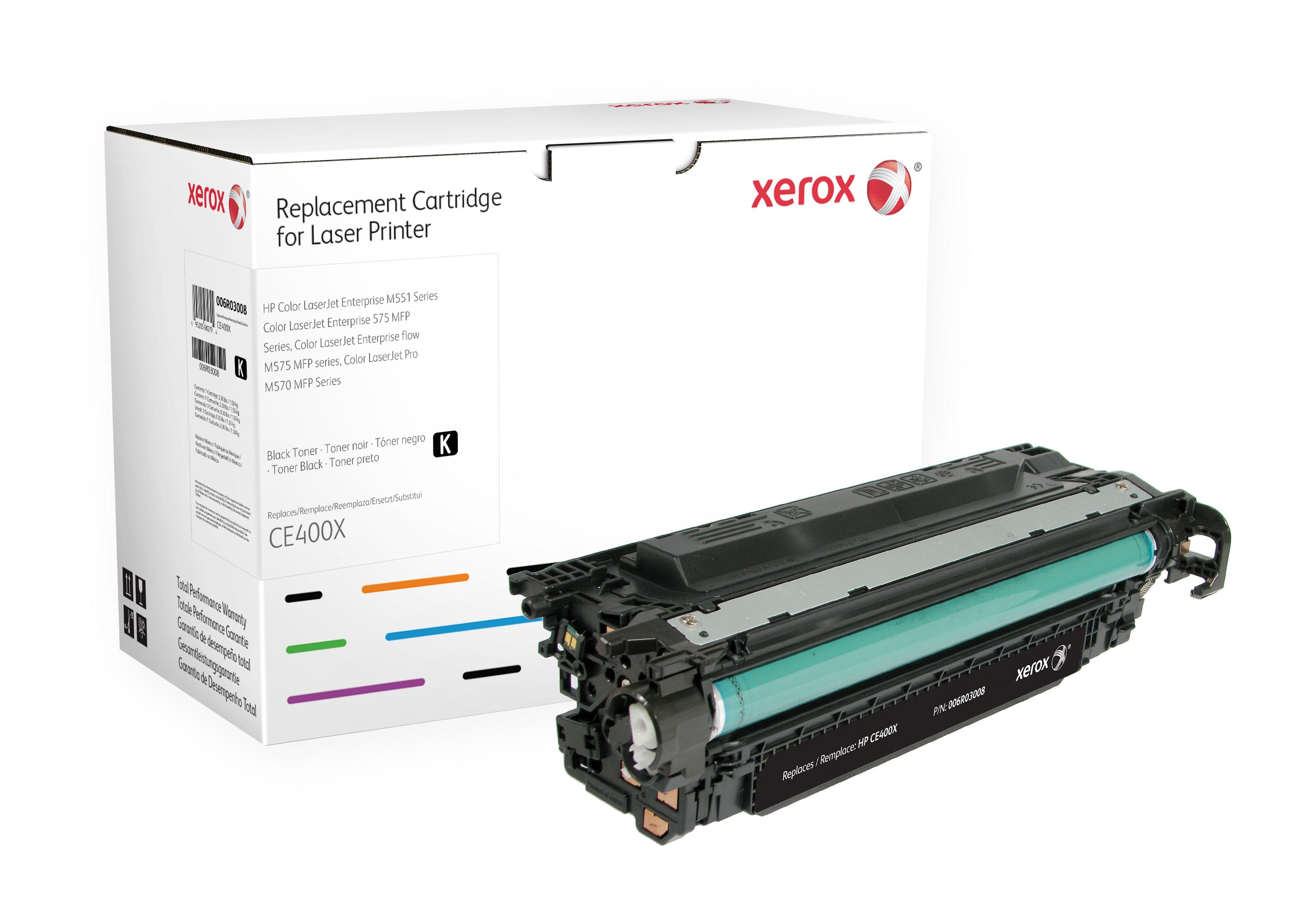 Xerox Cartuccia toner nero. Equivalente a HP CE400X. Compatibile con HP Colour LaserJet M551DN Colour LaserJet M575