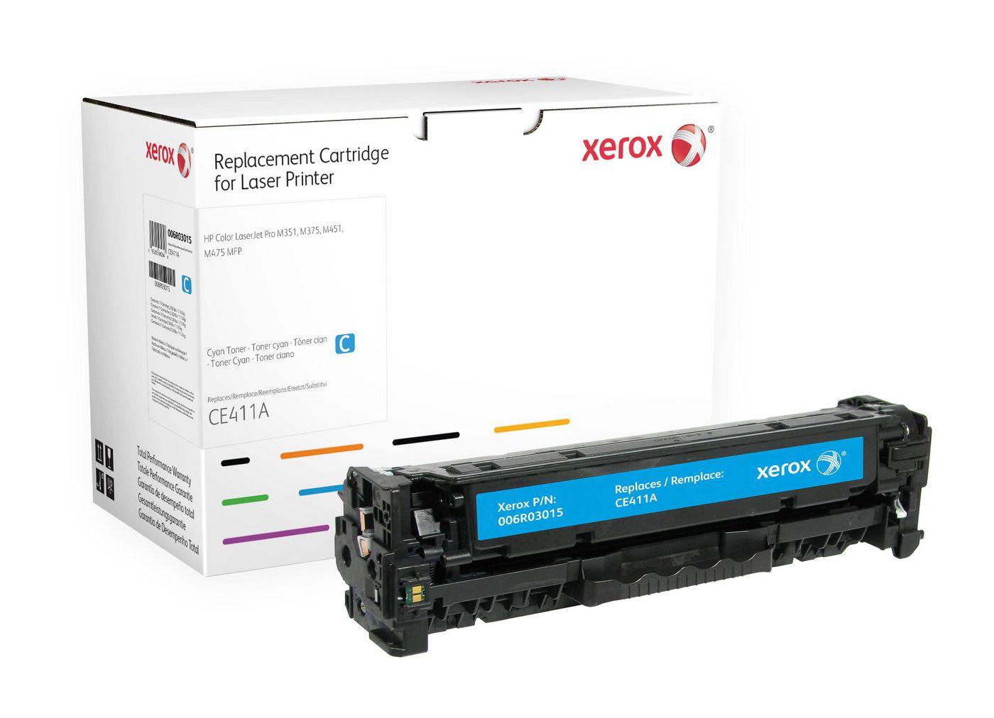 Xerox Cartuccia toner ciano. Equivalente a HP CE411A. Compatibile con HP Colour LaserJet M351A Colour LaserJet M375MFP Colour L