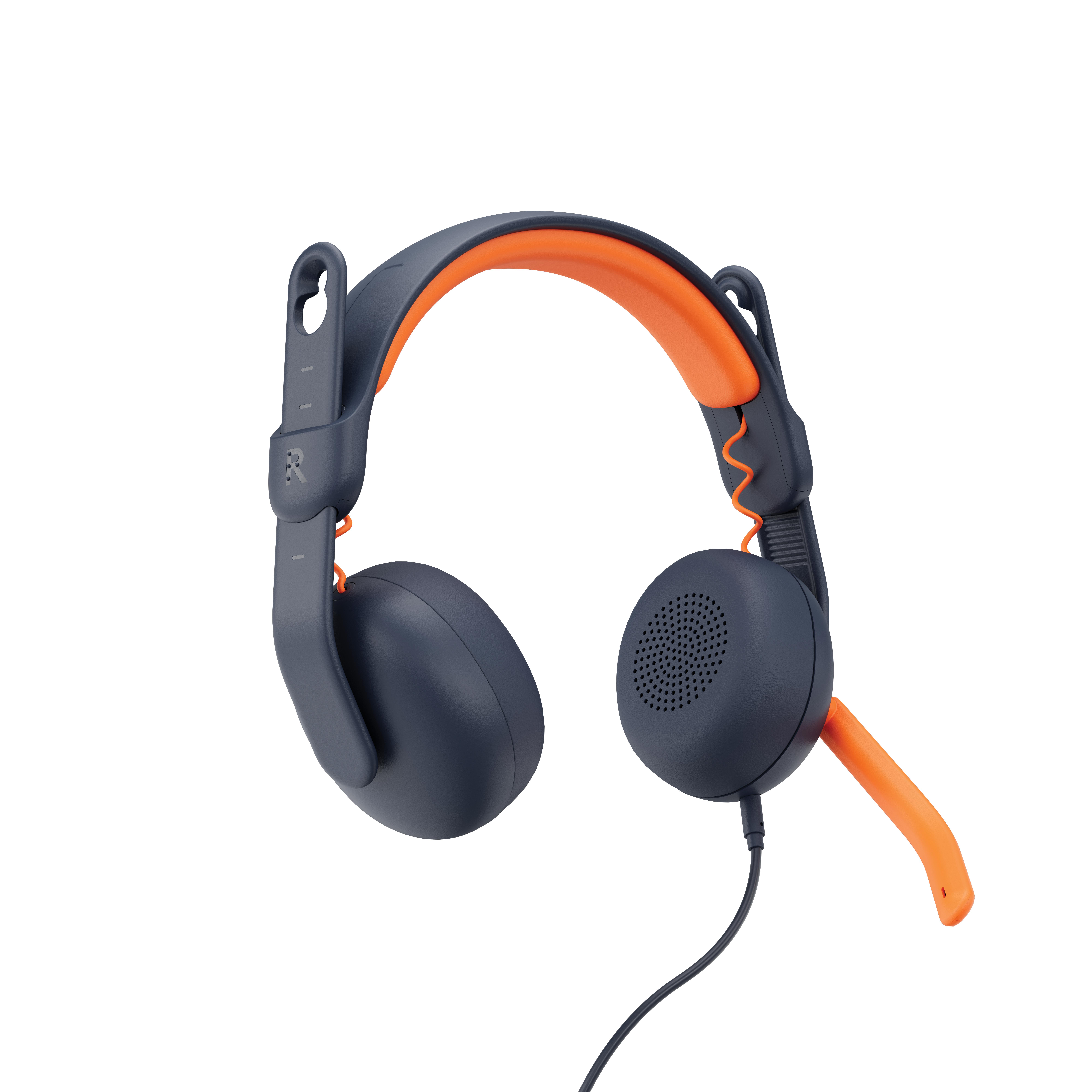 Logitech Zone Learn Auricolare Cablato A Padiglione Studio USB tipo-C Blu, Aranc - Foto 1 di 1