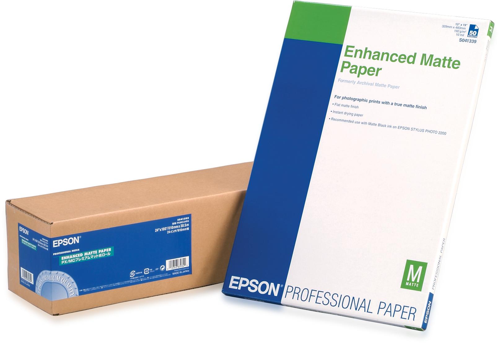 Epson Enhanced Matte Paper...