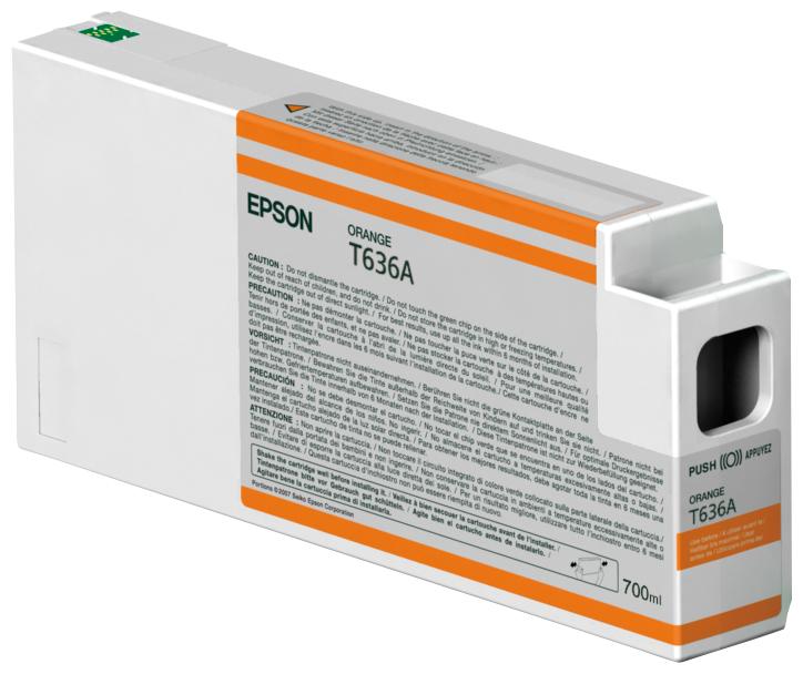 Cartuccia inchiostro Epson Tanica Arancio [C13T636A00]