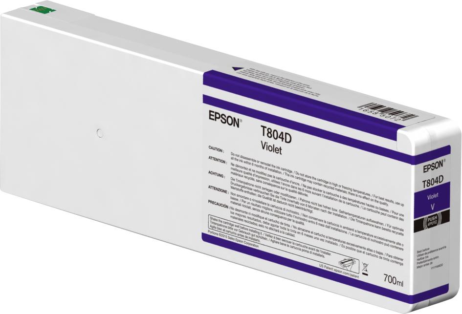 Cartuccia inchiostro Epson Singlepack Violet T804D00 UltraChrome HDX 700ml [C13T804D00]