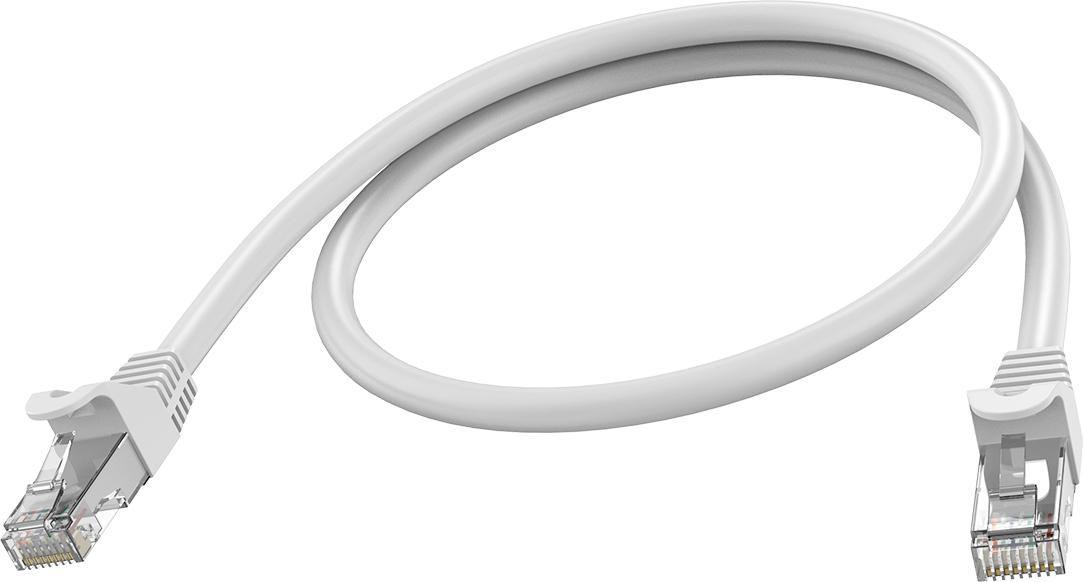 Vision TC 0.5MCAT6A cavo di rete Bianco 0,5 m Cat6a U/UTP [UTP] (VISION 0.5m White CAT6A UTP cable)