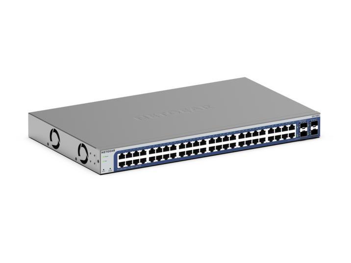 NETGEAR GS748Tv6 Gestito L2/L3/L4 Gigabit Ethernet (10/100/1000) Nero Grigio
