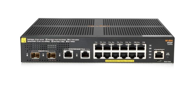 ARUBA 2930F 12G POE+ SWCH