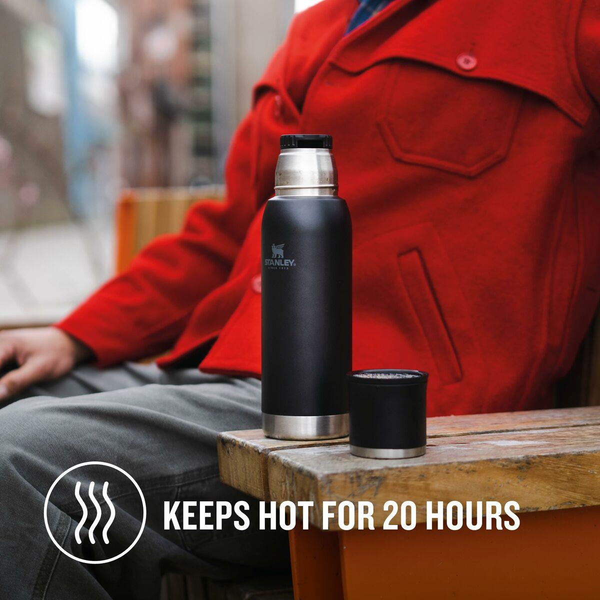 Thermos Stanley The Adventure 1 L Nero Acciaio inossidabile