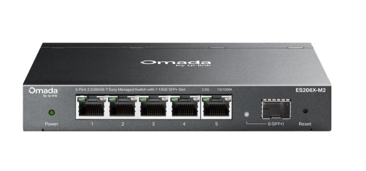 Omada 5-Port 2.5GBASE-T Easy Managed Switch with 1 10GE SFP+ Slot