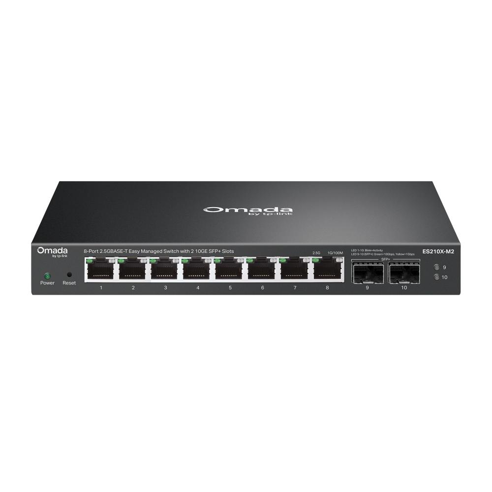 Omada 8-Port 2.5GBASE-T Easy Managed Switch with 2 10GE SFP+ Slots
