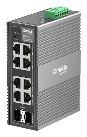 TP-Link Omada IES208G switch di rete Gestito Gigabit Ethernet (10/100/1000)