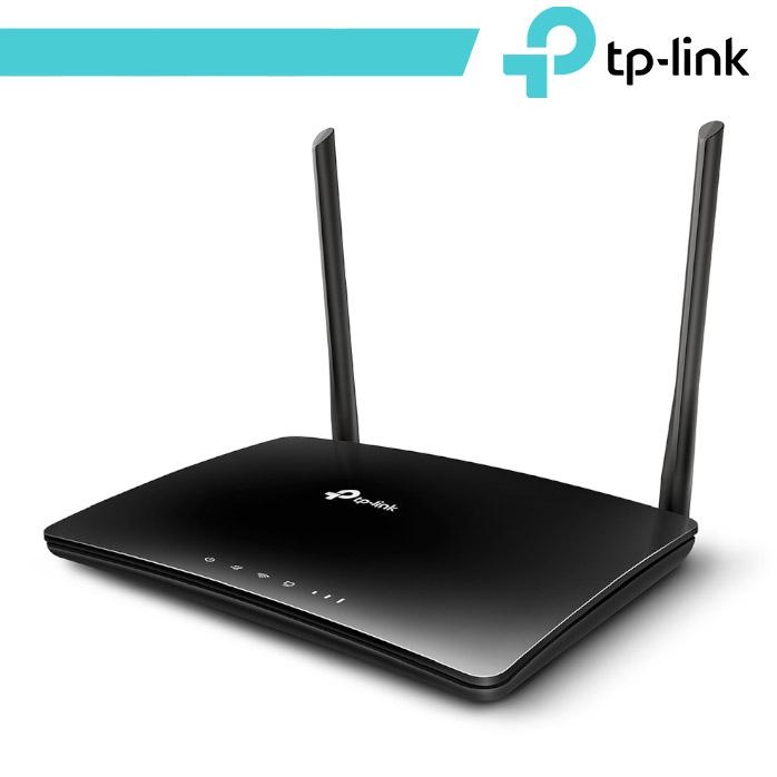 ROUTER TP-LINK TL-MR6400 300Mbps Wireless N 4G LTE modem, 3P LAN+1P WAN, 2ant interne WiFi, 2ant staccabili LTE