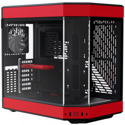 HYTE Y60 Midi Tower Nero, Rosso (HYTE Y60 MID TOWER CASE RED)