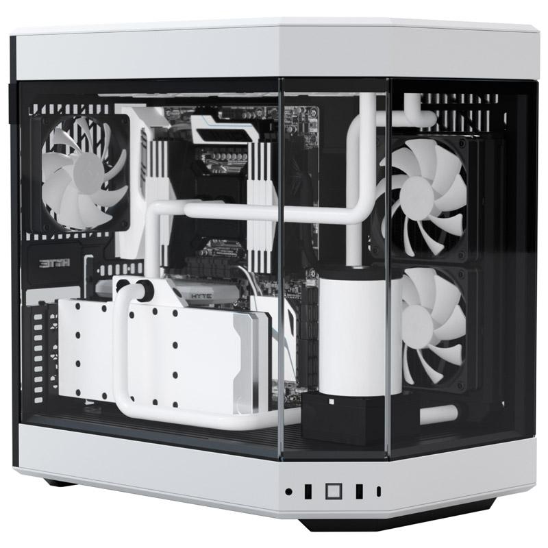 HYTE Y60 Midi Tower Nero, Bianco (HYTE Y60 MID TOWER CASE WHITE/BLACK)